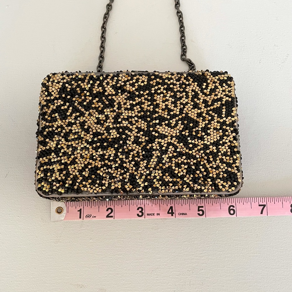 SONDRA ROBERTS - GOLD EVENING BAG - Picture 5 of 10